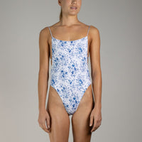 Minimalistic floral swimsuit in butter-soft, sustainable fabric